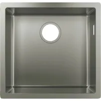 Кухненска мивка Hansgrohe S71 от неръждаема стомана 45x45 см