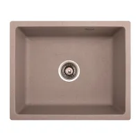 Кухненска мивка Inter Ceramic, композит, гранит, 55x45 см, без отцедник