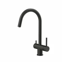Кухненски смесител Quadron Karen с въглеродно черно покритие