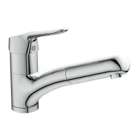 Кухненски смесител с издърпващ се душ Ideal Standard Ceraflex BlueStart гланцов хром