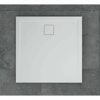 Квадратно бяло душ корито SanSwiss Livada W20Q 80x80 см slim