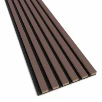 Lameo Mini декоративен/акустичен панел, пудрово розов (черен филц) 30x275 см