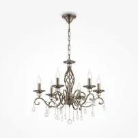 Месингов полилей Maytoni Grace с 6 крушки