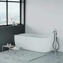 Между другото, свободностояща вана Florida Balu Slim 165x80 см, ляво закрепена към стената