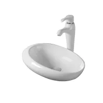 Мивка за плот Fluminia Egg 49x31 см