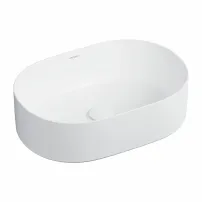 Мивка за плот Omnires Mesa матово бяла 46 x 31.5 см