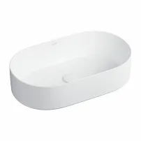 Мивка за плот Omnires Mesa матово бяла 53.5 x 31.5 см