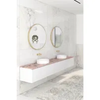 Огледало Dubiel Vitrum Nico Kolo Gold 60 кръгло 60x60 см