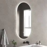 Огледало с осветление и антизапотяване Inter Ceramic Bruno, овално, 60x120 см