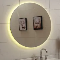Огледало с осветление и антизапотяване Inter Ceramic, кръгло, 60 см