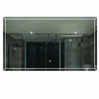 Огледало с осветление и размразител Fluminia Palladio 90 см