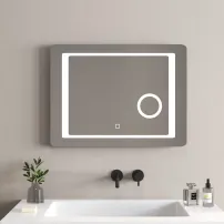 Огледало с осветление Inter Ceramic, правоъгълно, 80x60 см