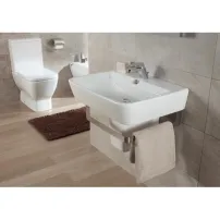 Окачена мивка Gala Emma Square, лъскаво бяла, 50 см GAL2708001