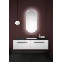 Овално LED огледало Dubiel Vitrum Senso Max 50x100 см