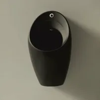 Писоар със скрито захранване Inter Ceramic и електронно задвижване, матово черно