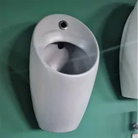 Писоар със скрито захранване Inter Ceramic и електронно задвижване, матово сив