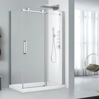 Правоъгълна душ кабина с плъзгаща се врата Mediterraneo Paloma 100x80