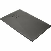 Правоъгълно душ корито Deante Correo от антрацит гранит 100x70 см