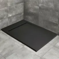 Radaway Teos F правоъгълно композитно душ корито 130x90 см черно