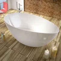 Самостоятелна вана от композитен материал Marmite Cloud 156x71 см