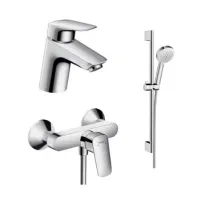 Смесител Hansgrohe Logis 70 за мивка и душ, гланциран хром