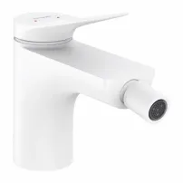 Смесител за биде Hansgrohe Vivenis с изскачащ вентил, матово бял