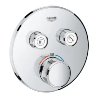 Смесител за душ Grohe Grohtherm SmartControl, гланциран хром, без тяло за вграждане