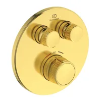 Смесител за душ Ideal Standard Ceratherm Navigo за вграждане без тяло, матово злато
