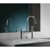 Смесител за умивалник Hansgrohe Axor Montreux 220 с едноръкохватков механизъм и 2 елемента