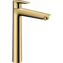 Смесител за умивалник Hansgrohe Talis E 240 с гланцово златист изскачащ клапан