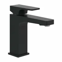 Смесител за умивалник Villeroy&Boch Architectura Square, матово черен, с изскачащ вентил