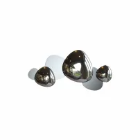 Стенна лампа Maytoni Jackstone никел/бяла LED x 3