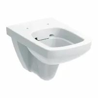 Стенна тоалетна чиния Geberit Selnova Square Rimfree, лъскаво бяла