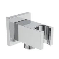Свързващо коляно с държач за душ Ideal Standard гланциран хром