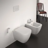 Тоалетна чиния Ideal Standard i.life S с плавно затваряне, лъскаво бяла