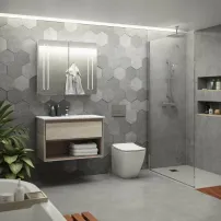 Тоалетна чиния с тънък капак с плавно затваряне Ideal Standard Strada II AquaBlade BackToWall