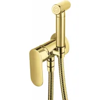 Вграден смесител за биде Deante Alpinia gold с ръчен душ