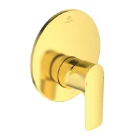 Вграден смесител за душ Ideal Standard Connect Air, златист, без тяло за вграждане