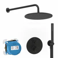 Вградена душ система Ideal Standard Ceratherm T100, матово черно