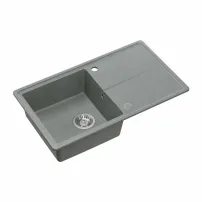 Вградена мивка Quadron Pop Tony 111, сива, композитна, 78x45 см