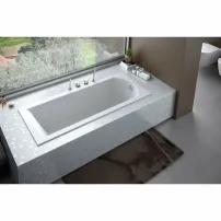 Вградена правоъгълна вана Besco Shea Slim 160x70 см
