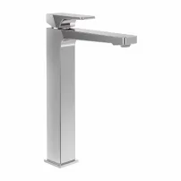 Villeroy&Boch Architectura Square висок смесител за умивалник в гланциран хром с Push-Open клапан