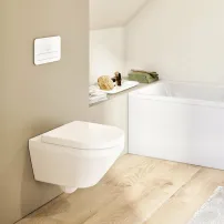 Villeroy&Boch Architecture TwistFlush Комплект за окачване на тоалетна чиния Rimless с капак с плавно затваряне