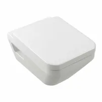Villeroy&Boch Arhitectura TwistFlush Комплект за окачване на тоалетна чиния Rimless с капак с плавно затваряне, бял