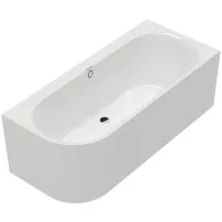 Villeroy&Boch Oberon 2.1 ъглова вана, свободностояща, 180x80 см, бяла, дясна, за стенен монтаж, BTW