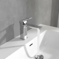 Villeroy&Boch Subway 3.0 смесител за умивалник с едноръкохватков механизъм, хромиран, с изскачащ вентил