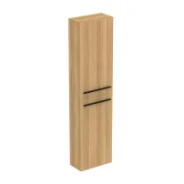 Висок стенен шкаф Ideal Standard i.life S, дъбово покритие, 40 см, 2 врати