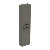Висок стенен шкаф Ideal Standard i.life S, сиво покритие, 40 см, 2 врати
