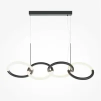 Висулка Maytoni Node черно/бяла LED x 4