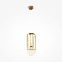 Висулка Maytoni Telford златисто/бяло 1 крушка 21 x 53 см